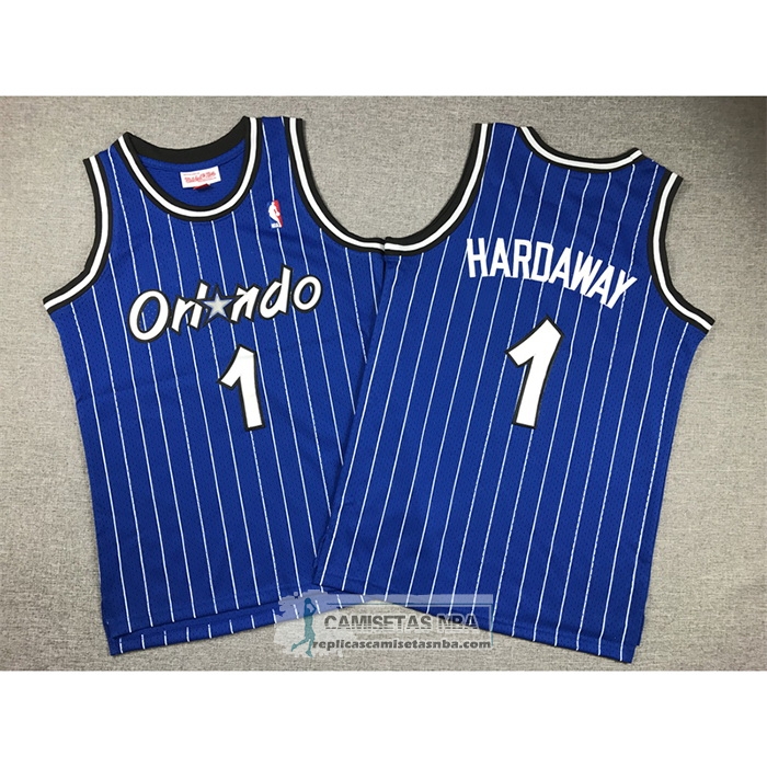 Camiseta Nino Orlando Magic Penny Hardaway NO 1 Mitchell & Ness 1994-95 Azul